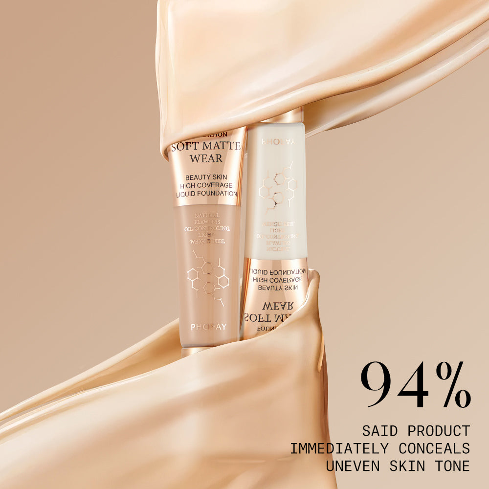 PHOFAY Full Coverage Matte Foundation (30ml)