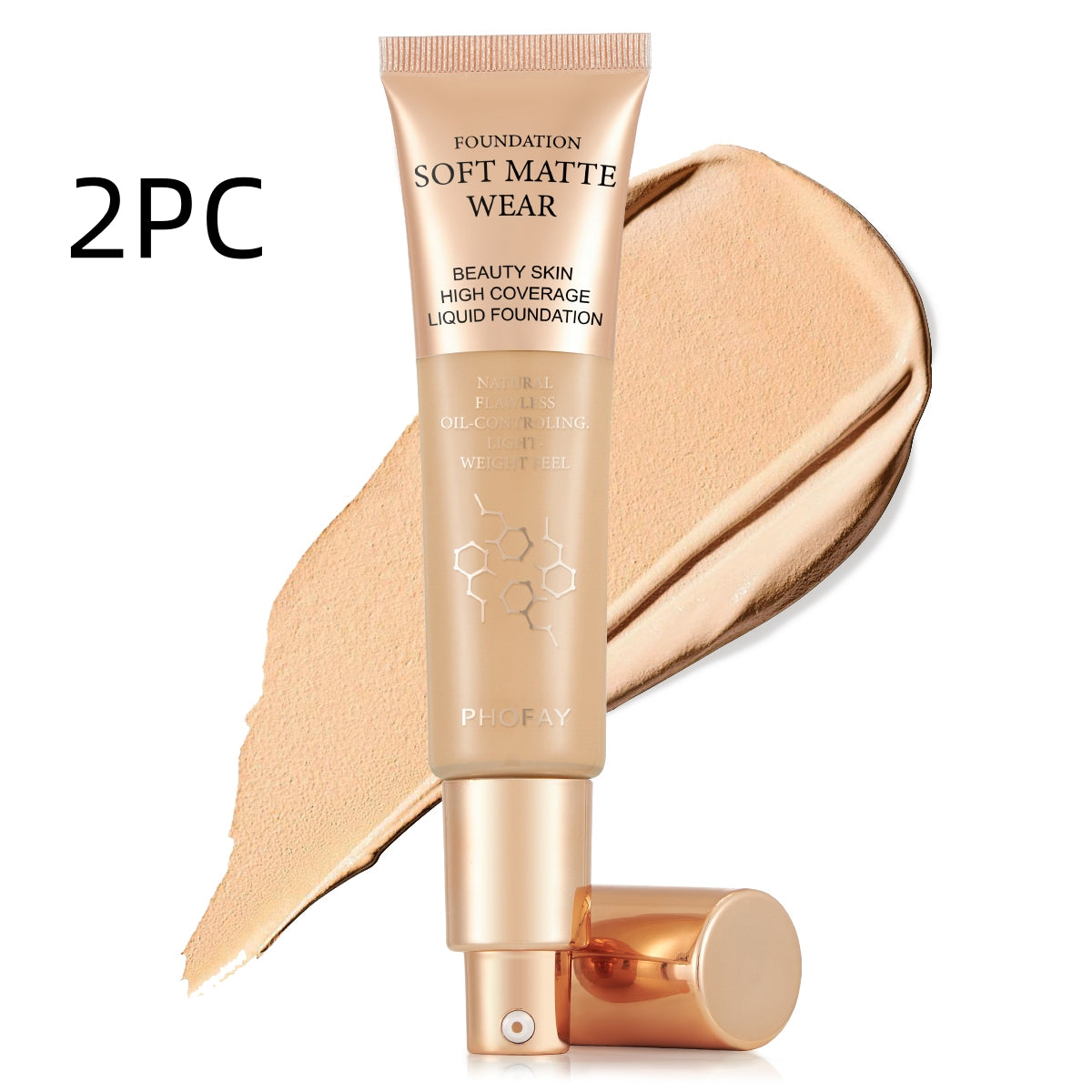 PHOFAY Full Coverage Matte Foundation (30ml)