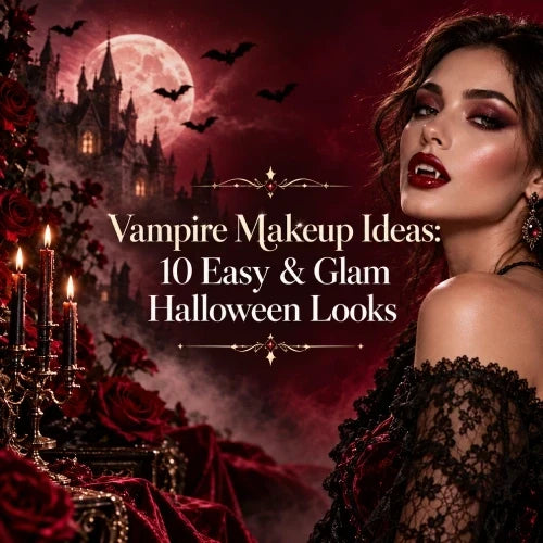 Vampire Makeup Ideas: 10 Easy & Glam Halloween Looks