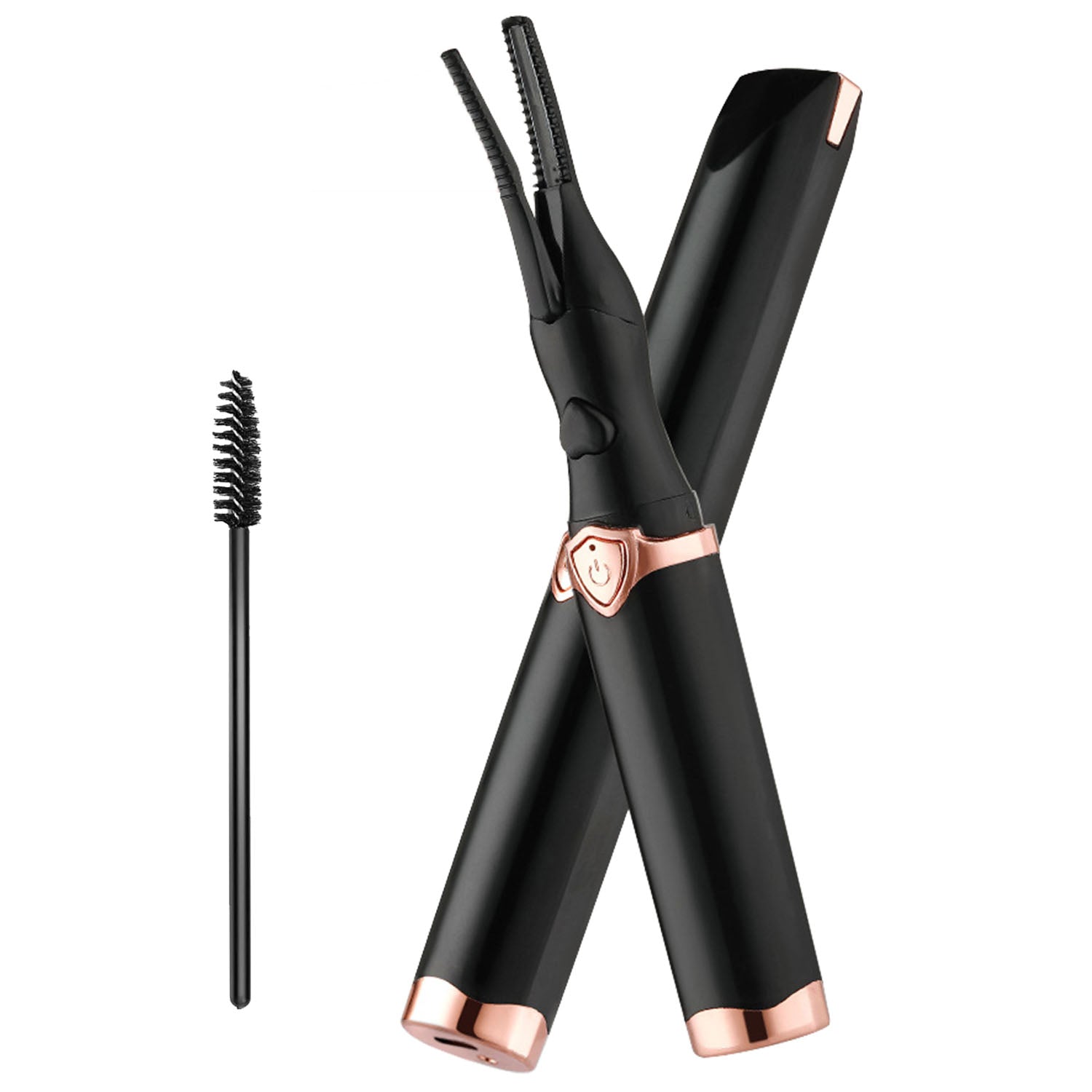 2-in-1 Electric Heated Eyelash Curler with Comb