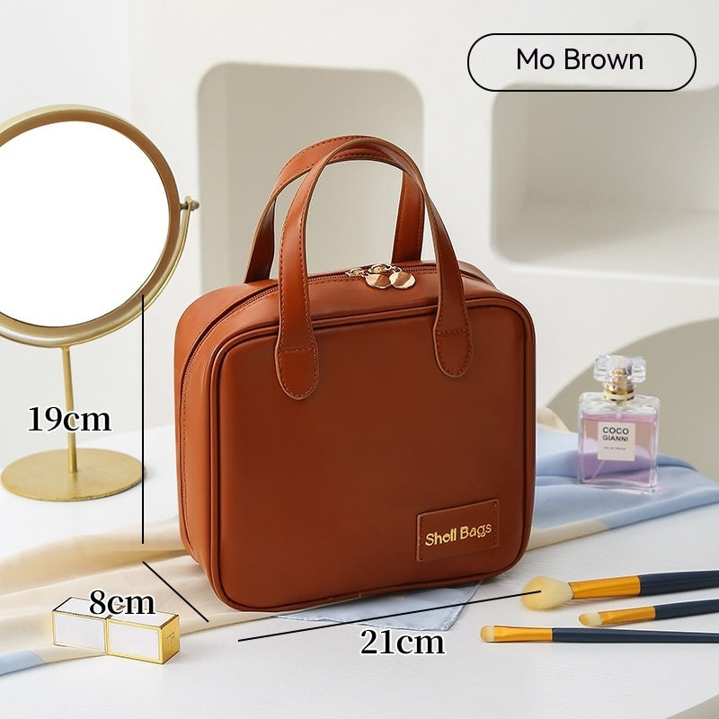PU Large Capacity Travel Make Up Storage Organizer