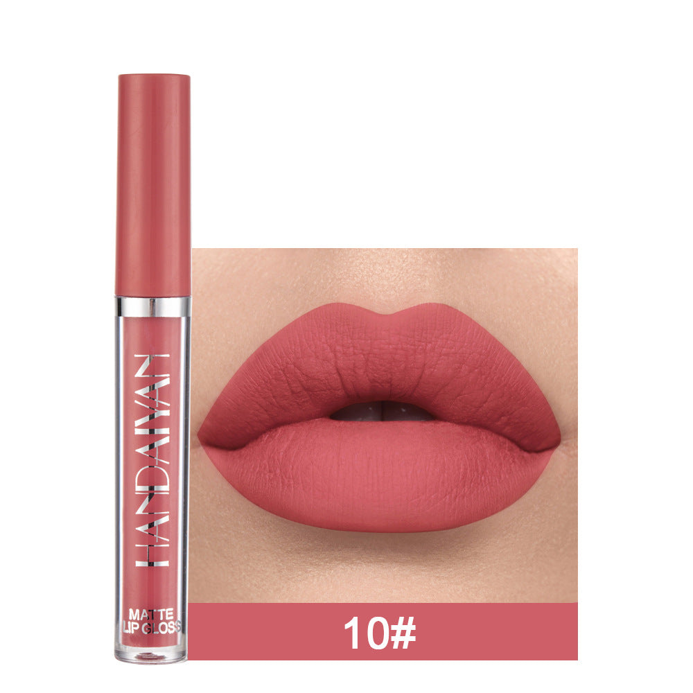 HANDAIYAN Matte Liquid Lipstick – Non-Fading, Non-Stick Cup