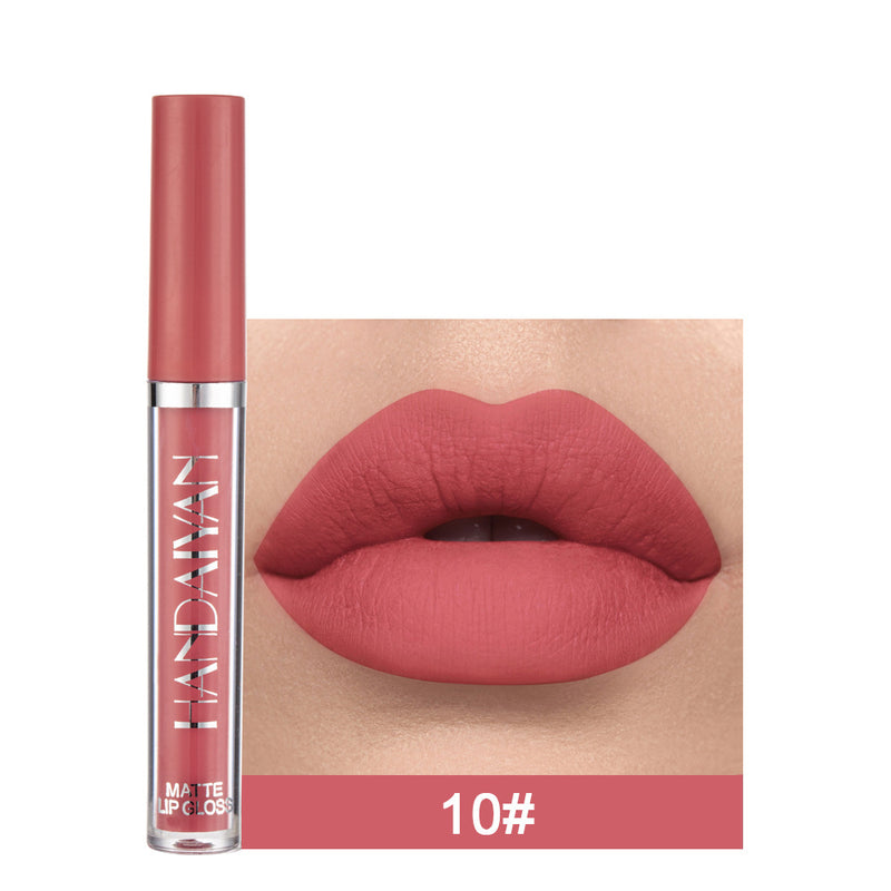 HANDAIYAN Matte Liquid Lipstick – Non-Fading, Non-Stick Cup