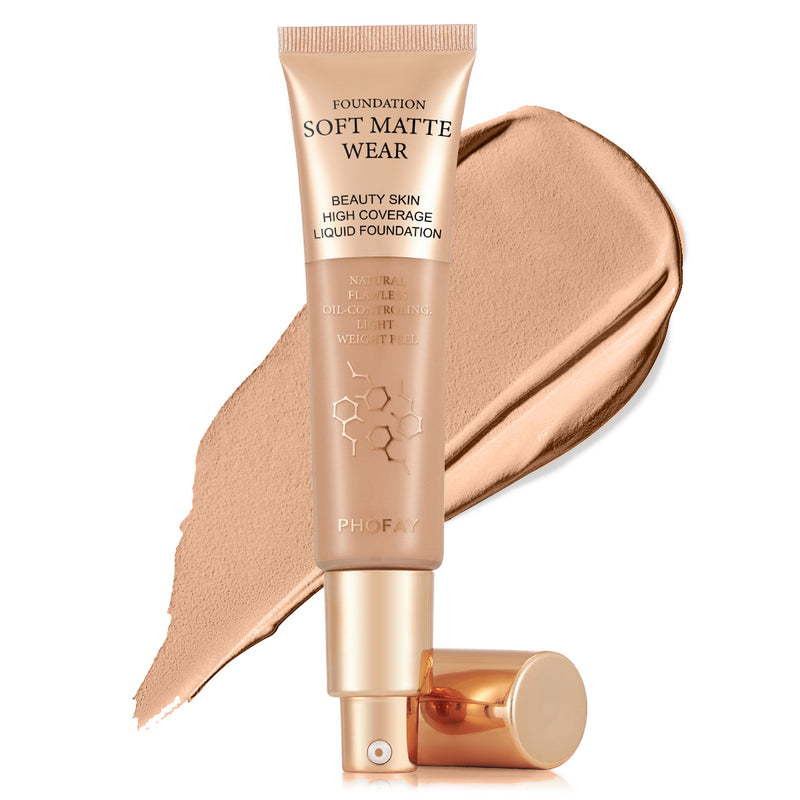 PHOFAY Full Coverage Matte Foundation (30ml)