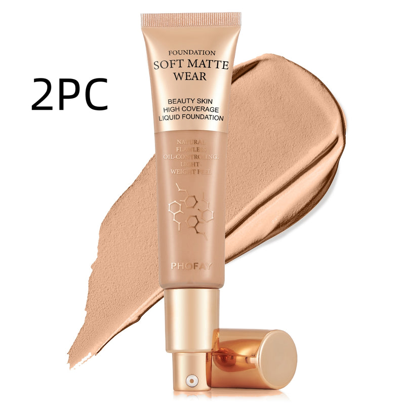PHOFAY Full Coverage Matte Foundation (30ml)