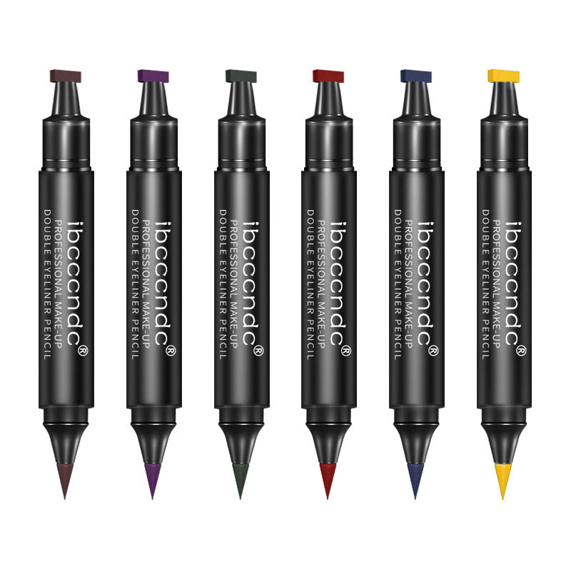 Double-Ended Waterproof Eyeliner Stamp Pen