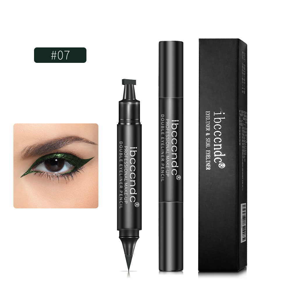Double-Ended Waterproof Eyeliner Stamp Pen