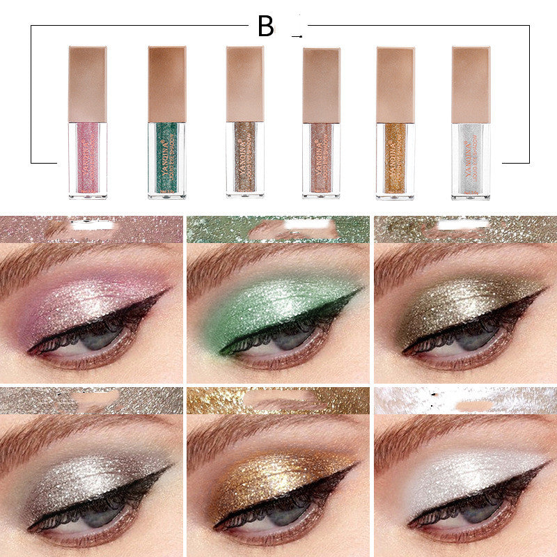 Matte & Pearlescent Glitter Eyeshadow Set