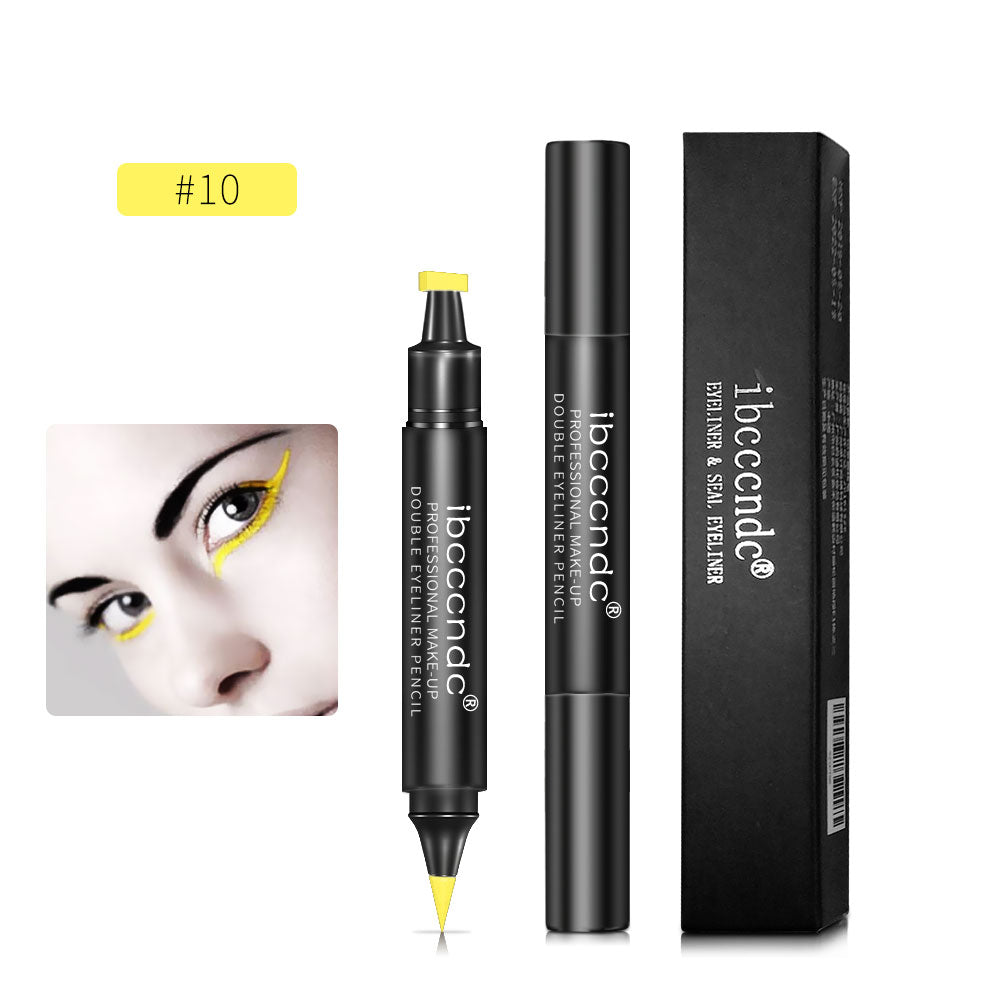 Double-Ended Waterproof Eyeliner Stamp Pen