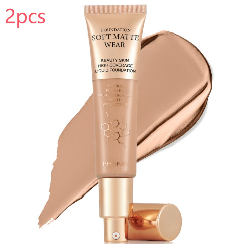 PHOFAY Full Coverage Matte Foundation (30ml)