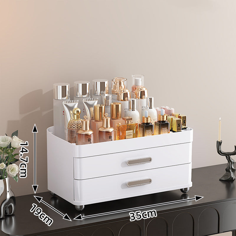 2-Drawer 4-Tier Makeup & Vanity Organizer