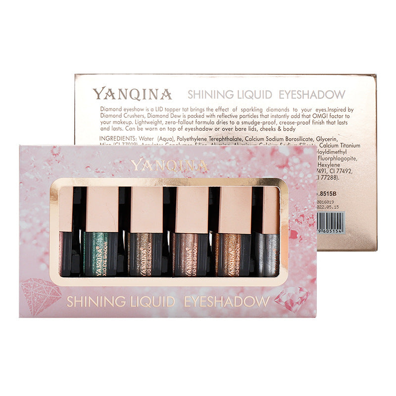 Matte & Pearlescent Glitter Eyeshadow Set