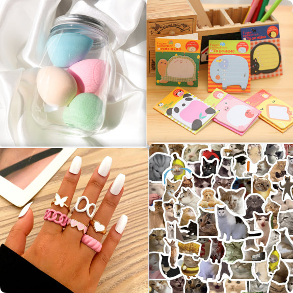 Canned Beauty Egg Set – Makeup Sponge & Powder Puff