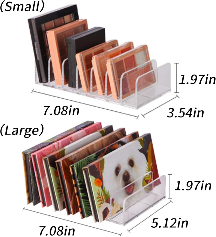 Acrylic 7-Slot Makeup Organizer