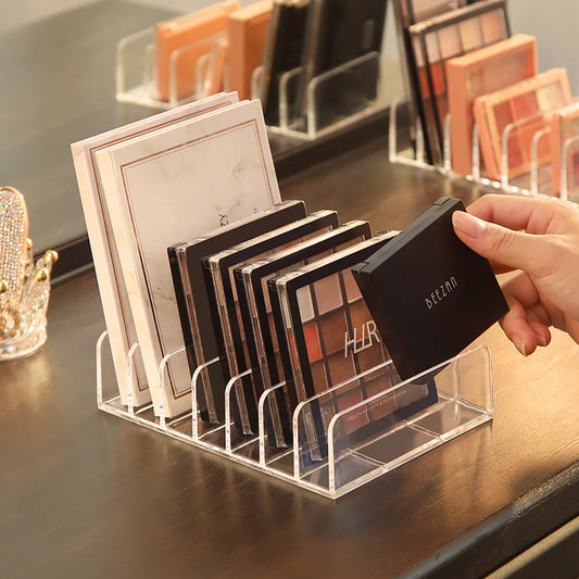 Acrylic 7-Slot Makeup Organizer