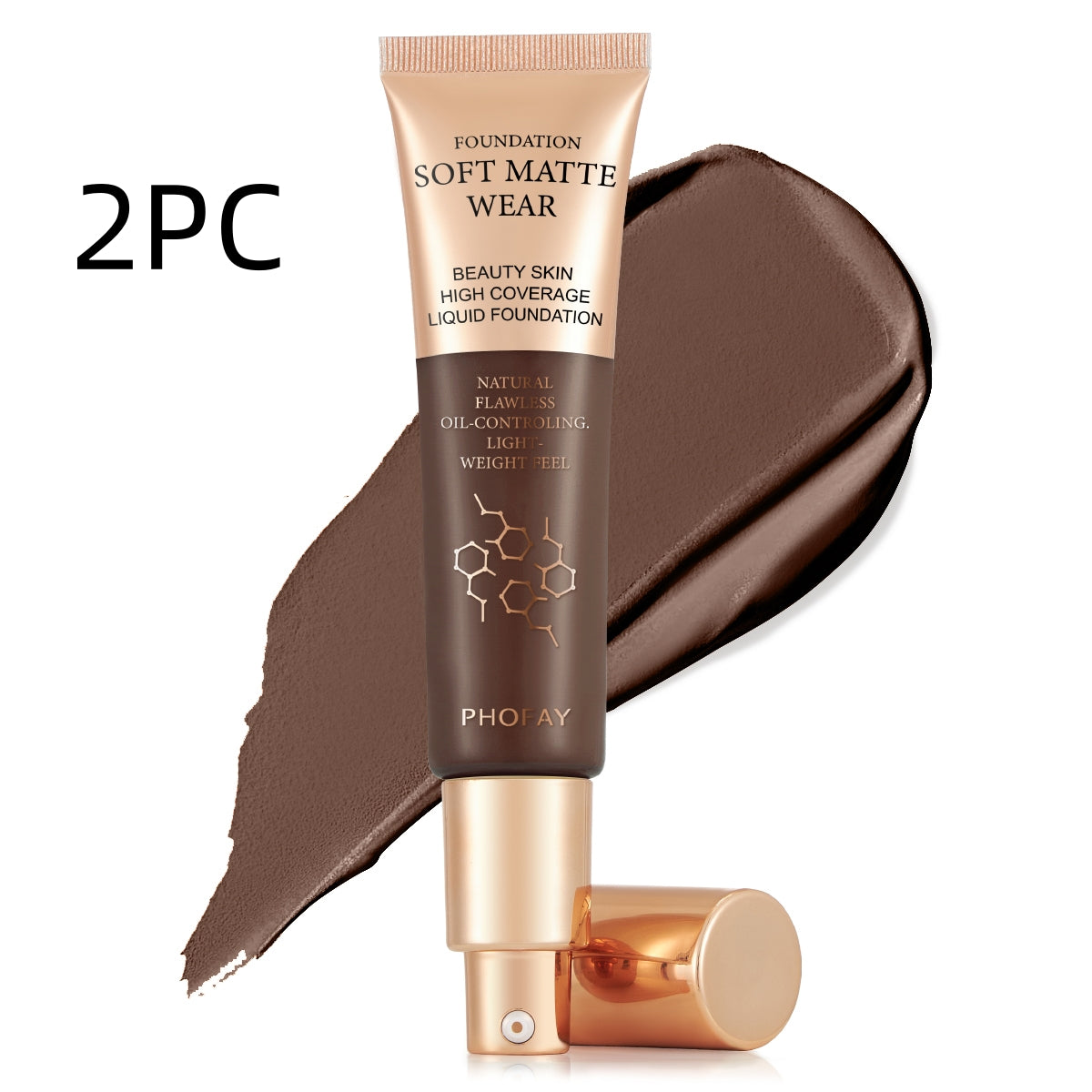 PHOFAY Full Coverage Matte Foundation (30ml)