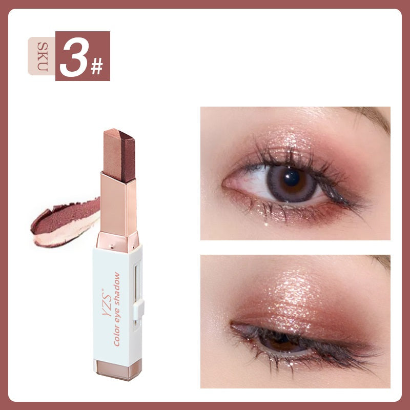 YZS Velvet Two-Color Eyeshadow Stick