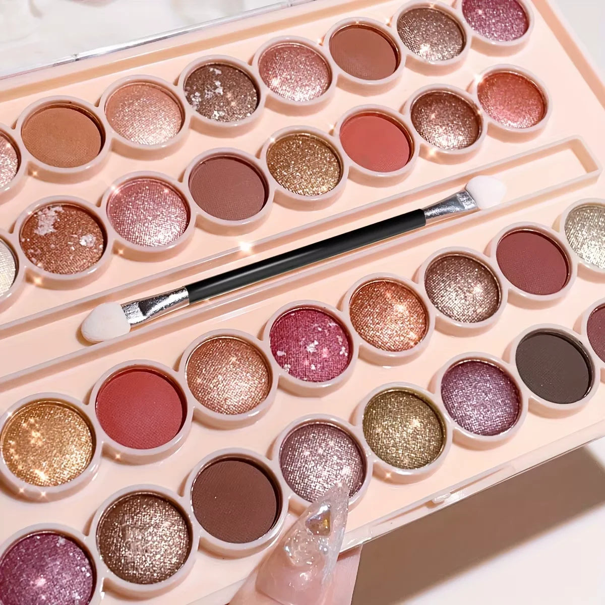 JUJU DREAM 34 Color Eyeshadow Palette with Matte & Shimmer Shades