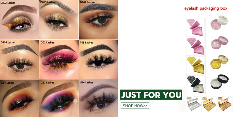 FOXESJI Lashes 3D Mink Eyelashes Natural Long Fluffy Dramatic Strip Eye Lashes Eyelash Extension Soft False Eyelashes Makeup