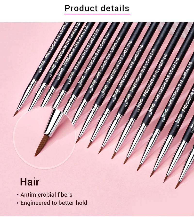 Jessup Precision Eyeliner Brush with Fine Synthetic Tip