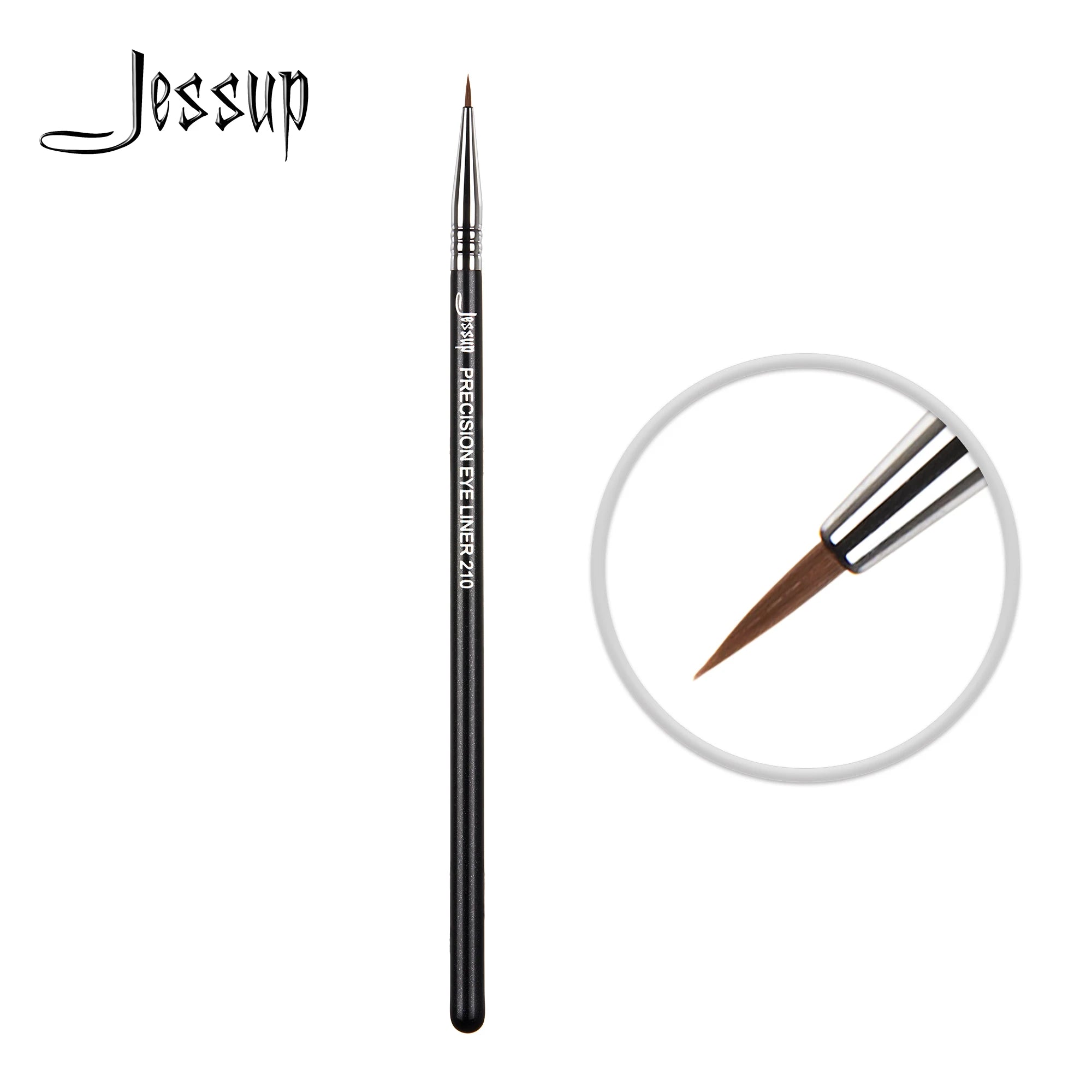 Jessup Precision Eyeliner Brush with Fine Synthetic Tip