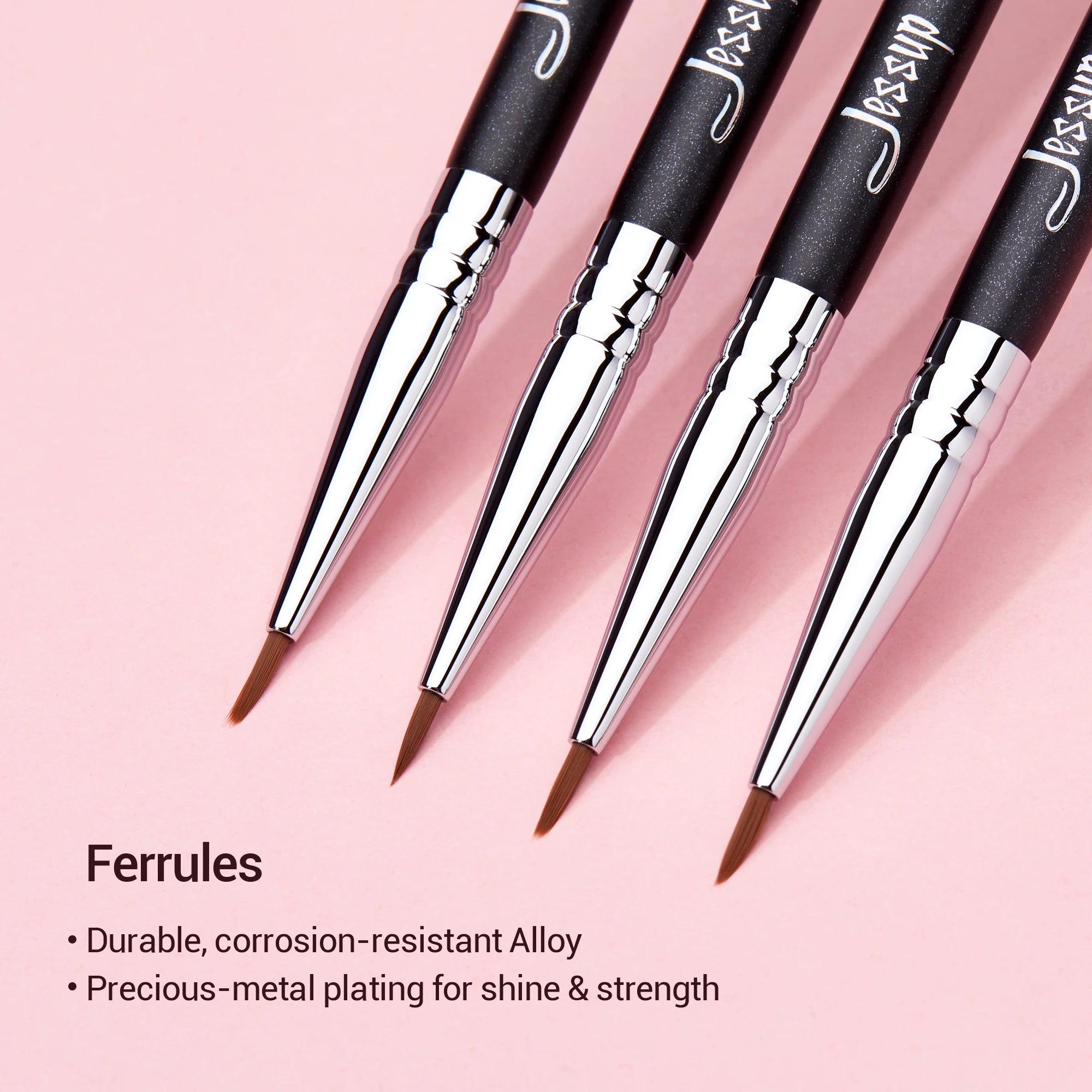 Jessup Precision Eyeliner Brush with Fine Synthetic Tip