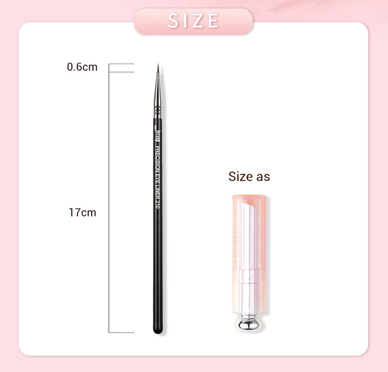 Jessup Precision Eyeliner Brush with Fine Synthetic Tip