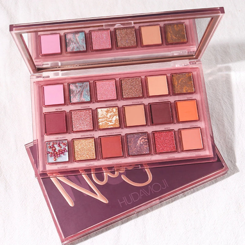 ZYXUAQIR 18 Color Eyeshadow Palette Matte Shimmer