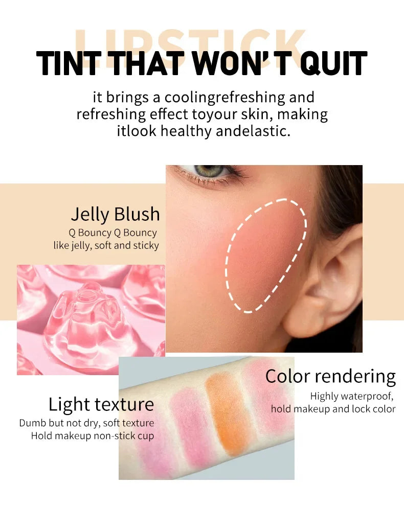 VIBELY Water Jelly Tint Stick Lip & Cheek Tint
