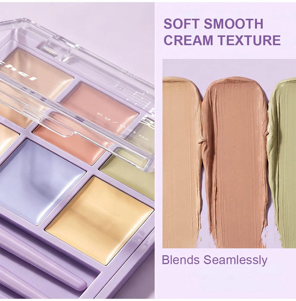 Danchel 6-Color Cream Concealer & Corrector Palette