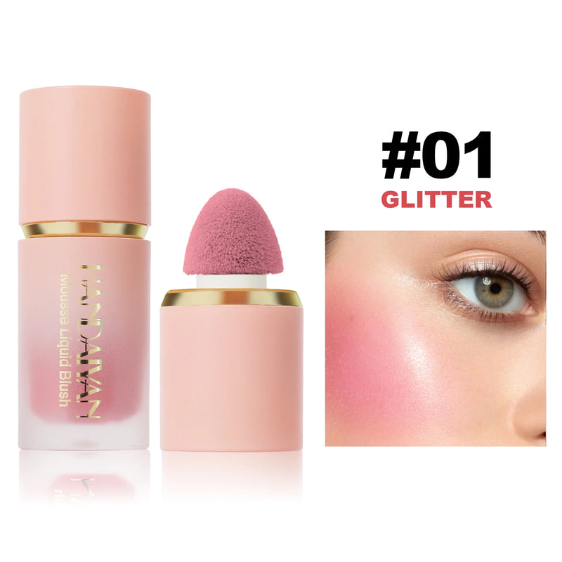 HANDAIYAN Matte Liquid Blush with Sponge Tip Applicator