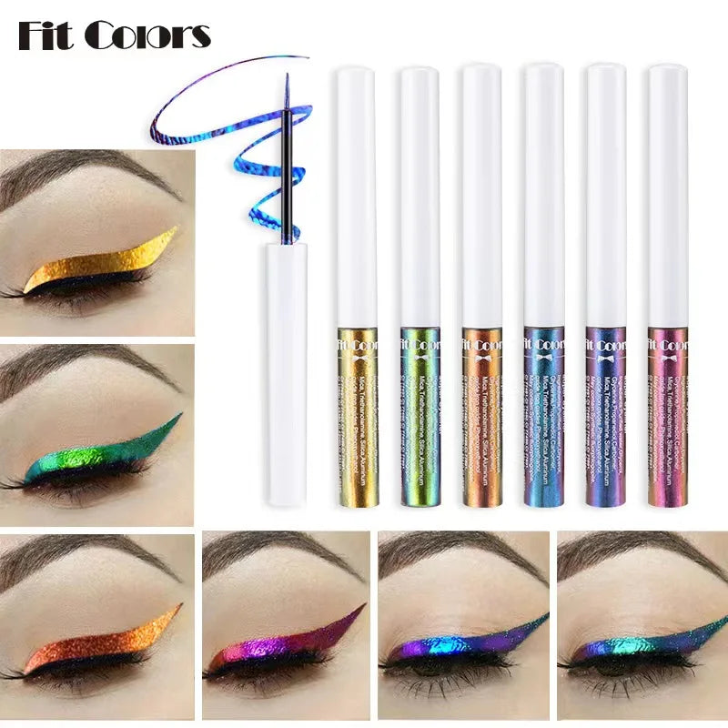 Fit Colors Chameleon Liquid Eyeshadow Multi Chrome Makeup