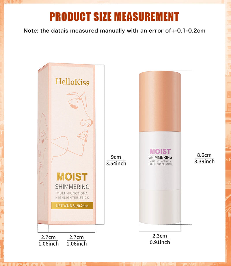 Hello Kiss Cream Highlighter Stick for a Buildable Glow