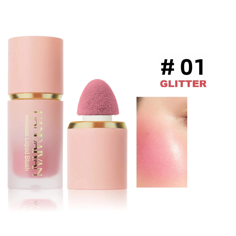 HANDAIYAN Matte Liquid Blush with Sponge Tip Applicator