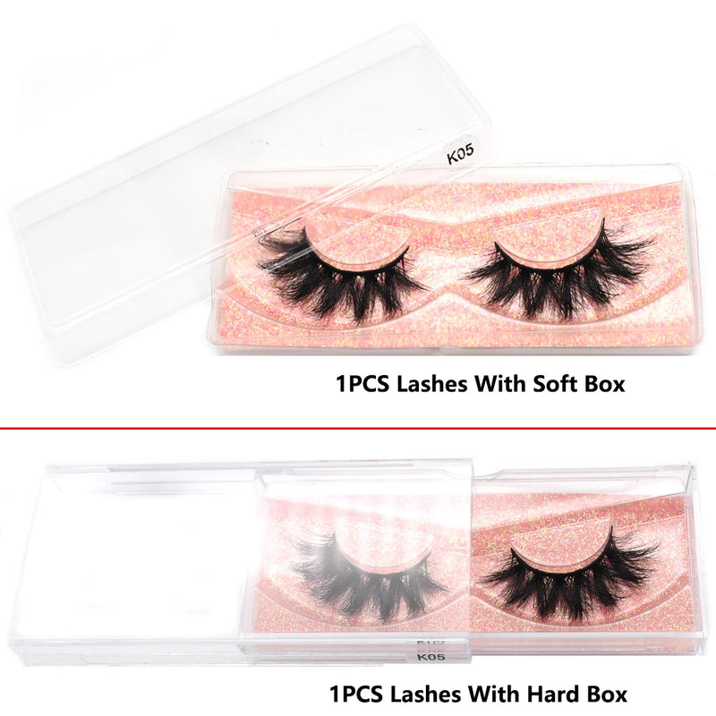 FOXESJI Lashes 3D Mink Eyelashes Natural Long Fluffy Dramatic Strip Eye Lashes Eyelash Extension Soft False Eyelashes Makeup