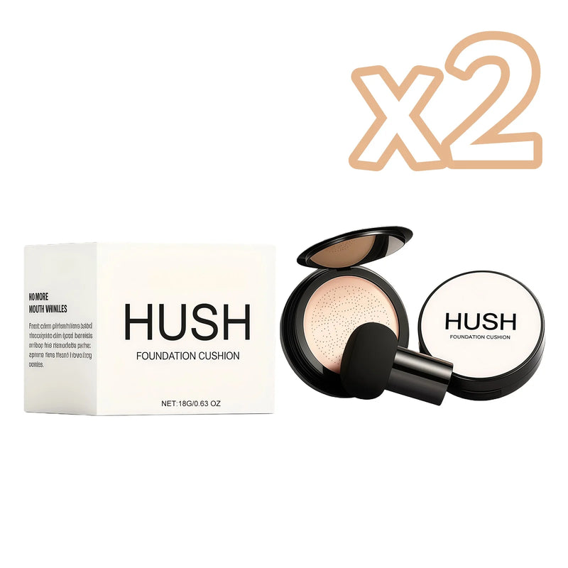 HUSH Air Cushion BB Cream Foundation with Mushroom Puff