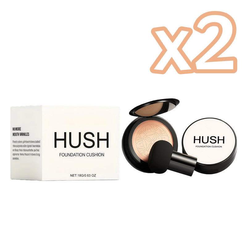 HUSH Air Cushion BB Cream Foundation with Mushroom Puff