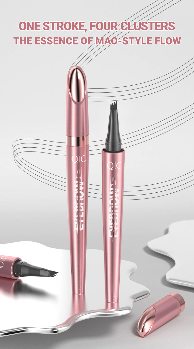 QIC Four Claw Liquid Eyebrow Pen Waterproof Brow Enhancer