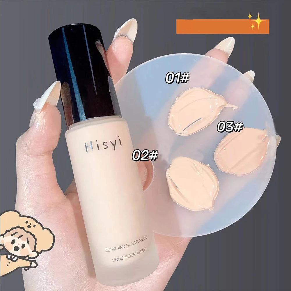 HISYI Moisturizing Liquid Foundation for Natural Coverage