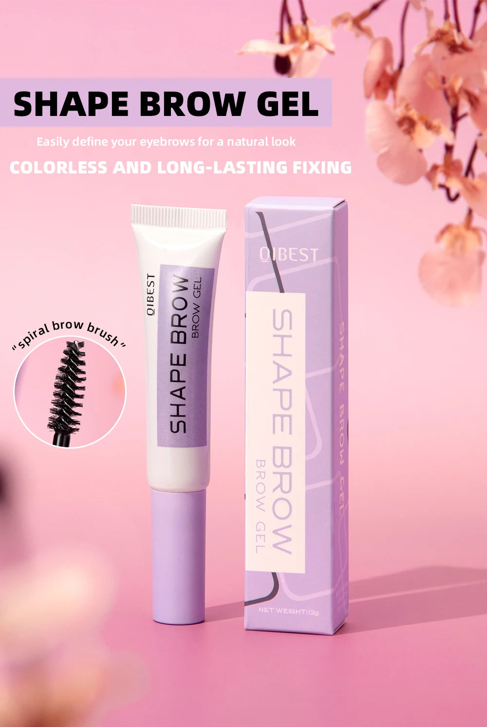 QiBest Transparent Eyebrow Styling Gel