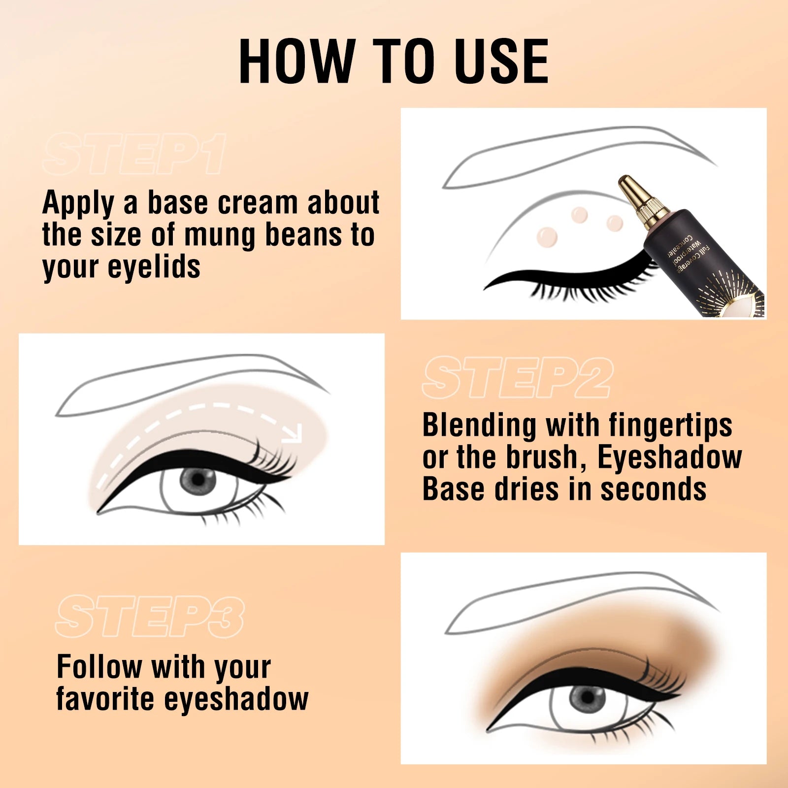 AVIERLL Matte Eyeshadow Primer Waterproof Eye Makeup Base