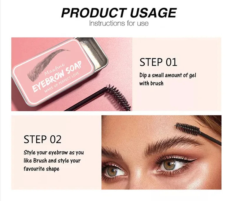 Maxfine Transparent Eyebrow Styling Gel