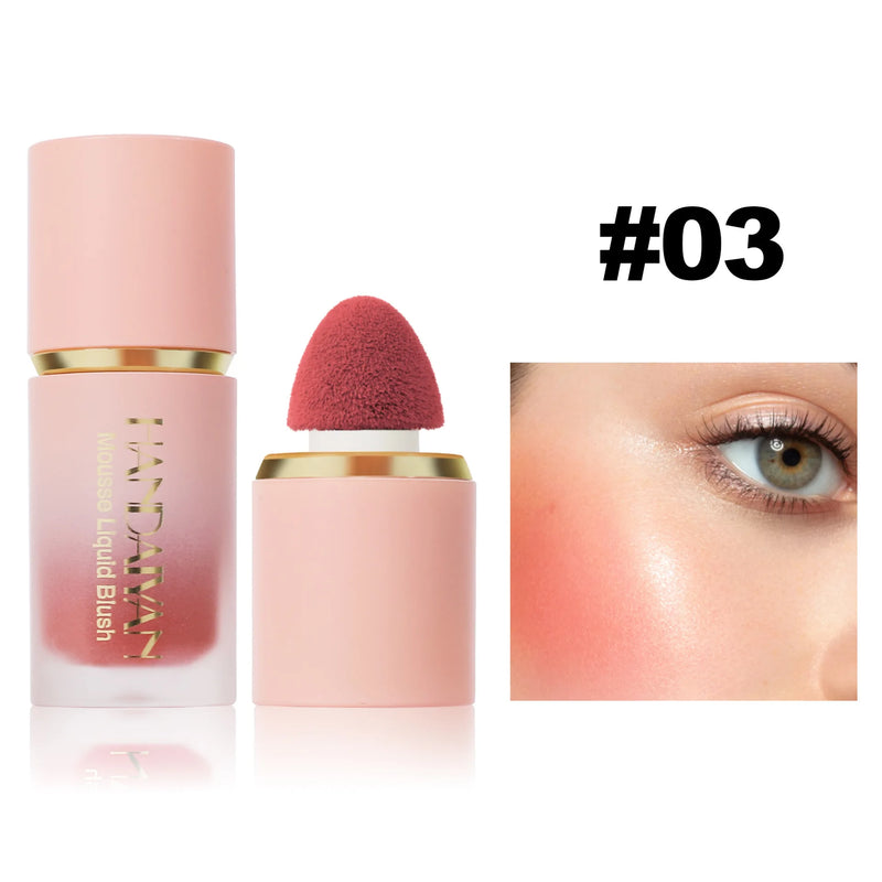 HANDAIYAN Matte Liquid Blush with Sponge Tip Applicator