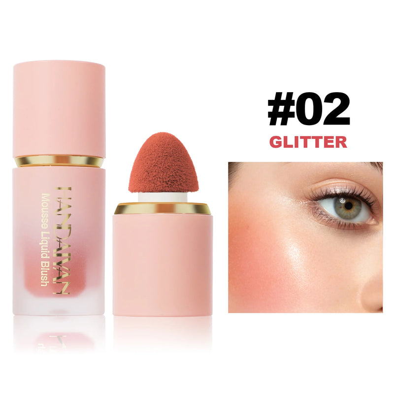 HANDAIYAN Matte Liquid Blush with Sponge Tip Applicator