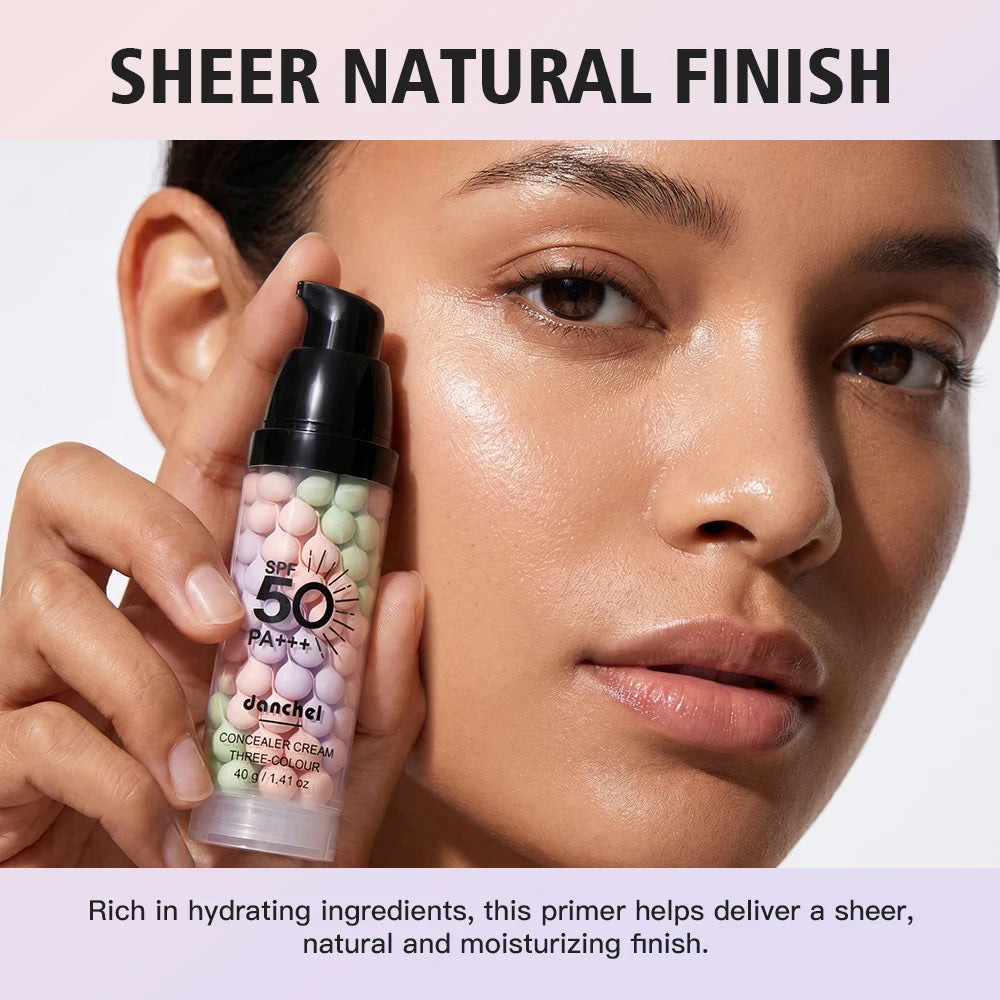 Danchel Three Color Concealer Cream SPF50 Primer