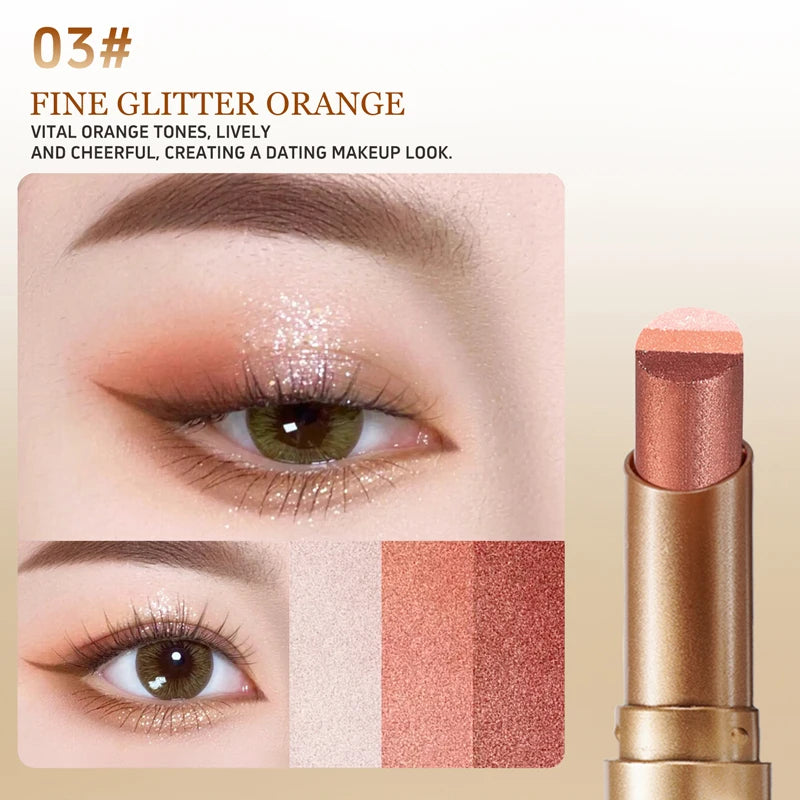 O'CHEAL Three Color Gradient Eye Shadow Stick
