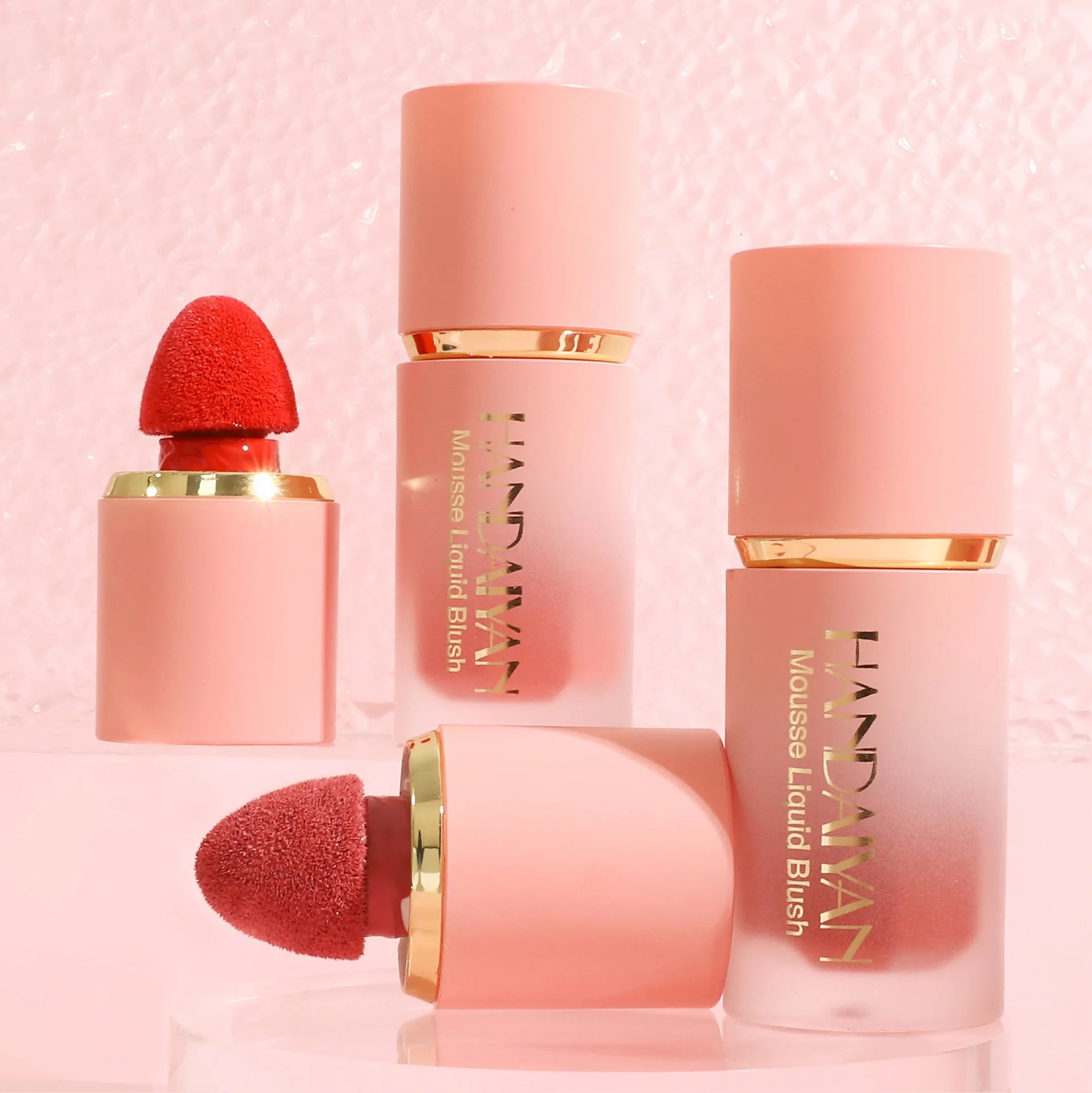 HANDAIYAN Matte Liquid Blush with Sponge Tip Applicator