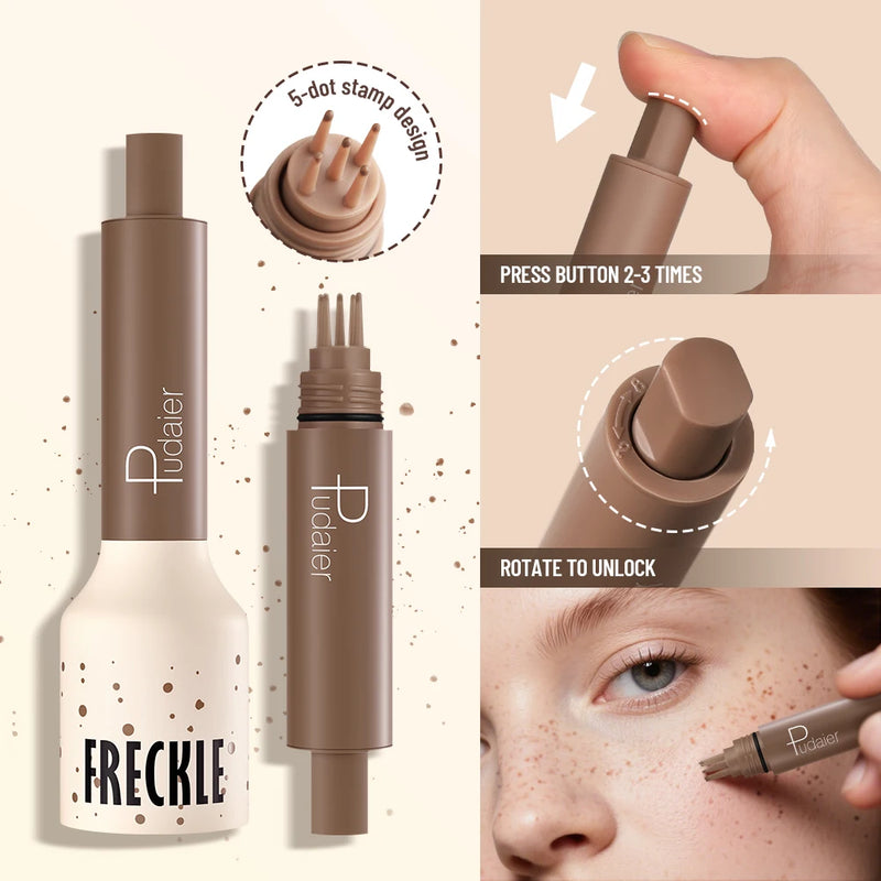 Waterproof Freckle Stamp Pen for Natural-Looking Makeup