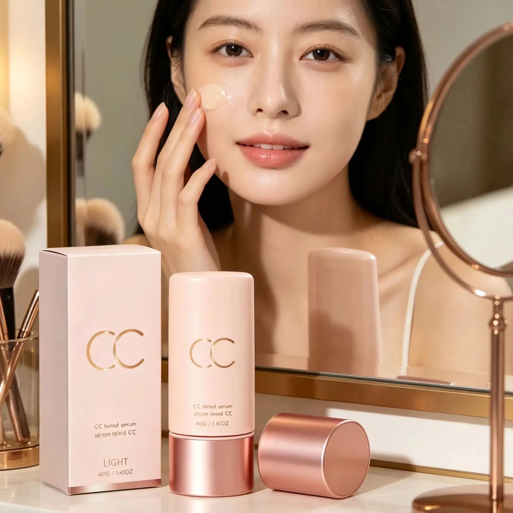EELHOE Lightweight Color-Correcting CC Cream for Natural Coverage