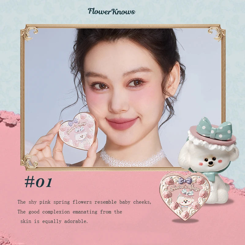 FLOWER KNOWS Velvet Matte Powder Blush